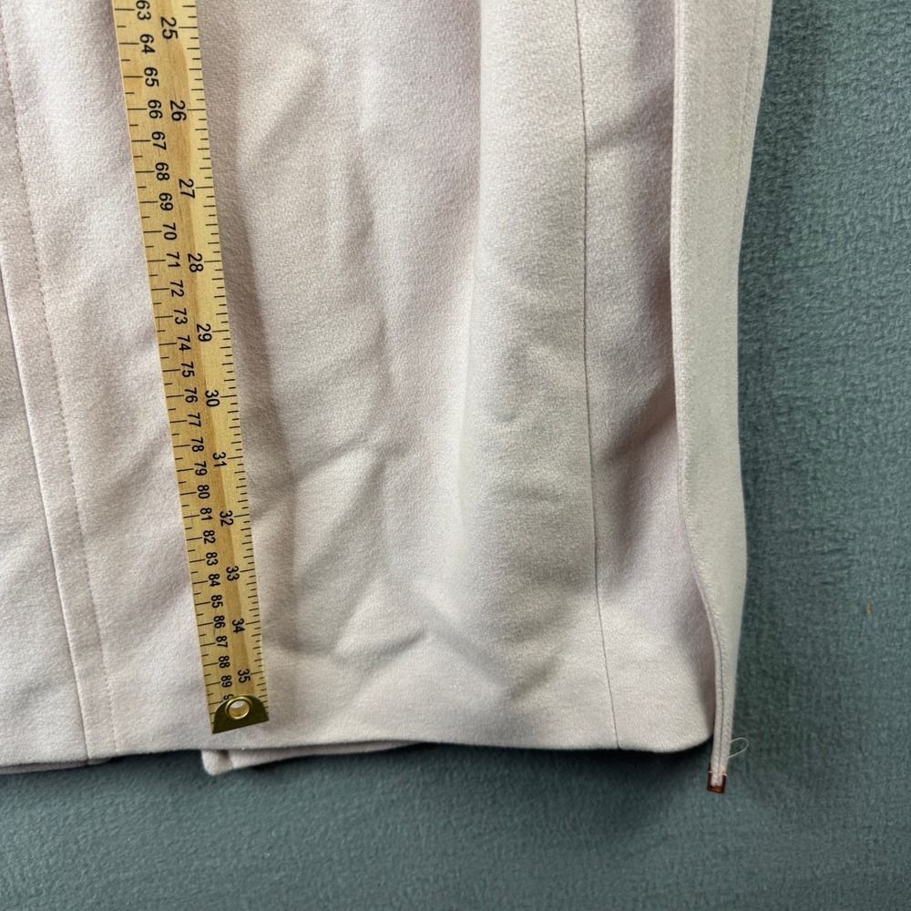 Ted Baker Appia Wool Cashmere Wrap Coat Pale Pink Rose Gold Floral Lining Size 2 - Picture 8 of 8